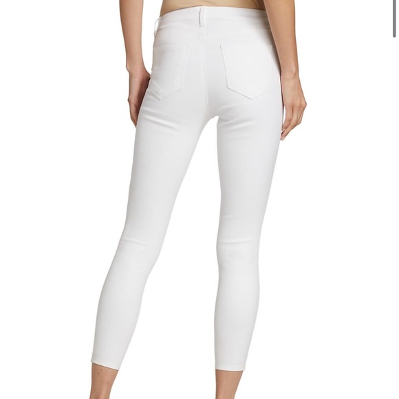 L’Agence white Margot high waist stretch skinny ankle jeans - Picture 2 of 5